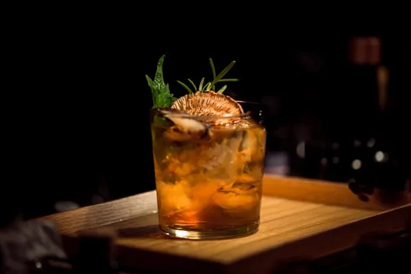 An old fashioned cocktail, the spirit behind our cupcakes
