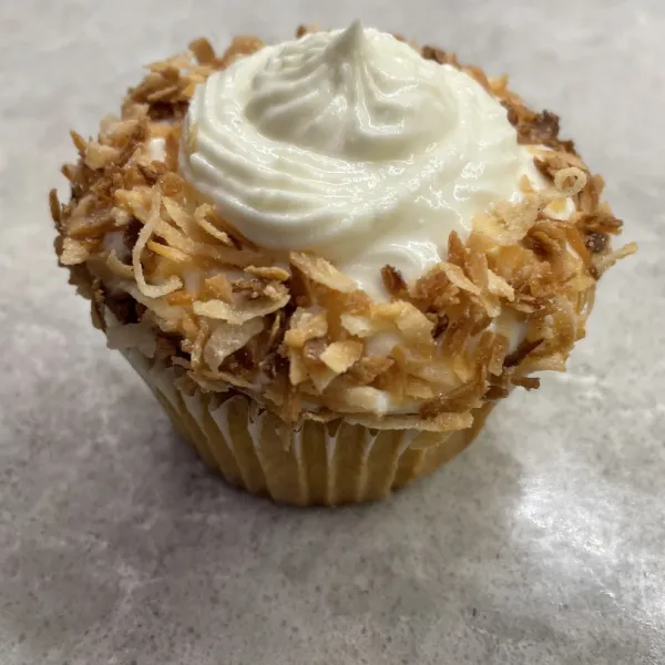 Coconut Ouzo cupcake