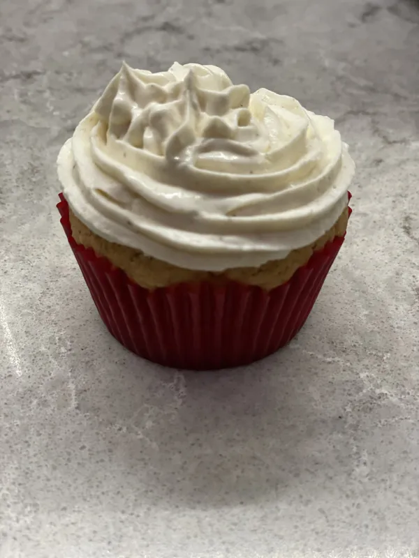 Coquito cupcake